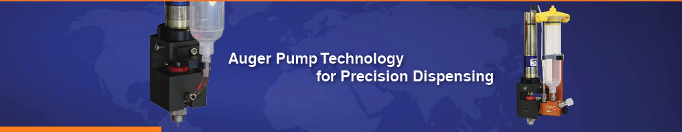 Encoded dispense pump auger programming for Precision Dispensing